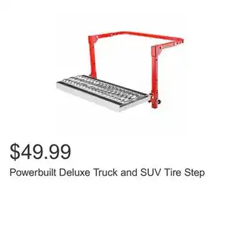 Costco Powerbuilt Deluxe Truck and SUV Tire Step offer