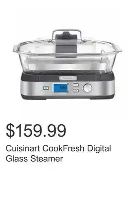 Costco Cuisinart CookFresh Digital Glass Steamer offer