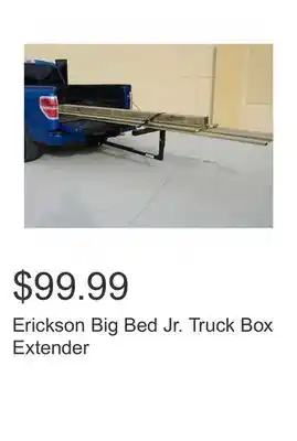 Costco Erickson Big Bed Jr. Truck Box Extender offer