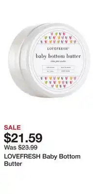 Well LOVEFRESH Baby Bottom Butter offer