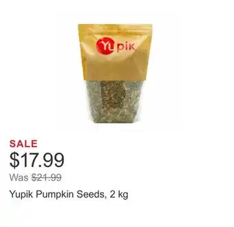 Costco Yupik Pumpkin Seeds, 2 kg offer