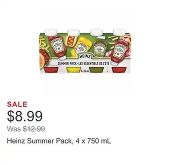 Costco Heinz Summer Pack, 4 x 750 mL offer