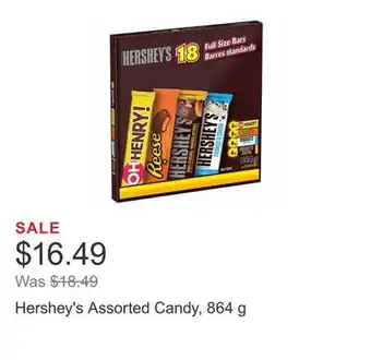 Costco Hershey's Assorted Candy, 864 g offer
