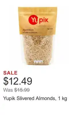 Costco Yupik Slivered Almonds, 1 kg offer