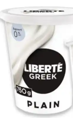 Walmart Liberté Greek 650 g - 750 g offer