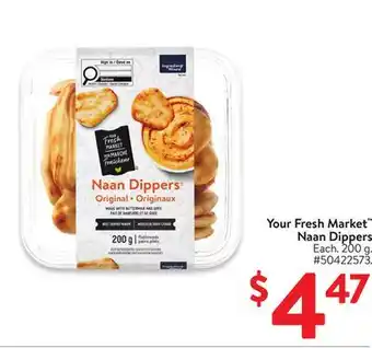 Walmart Your Fresh Market Naan Dippers offer