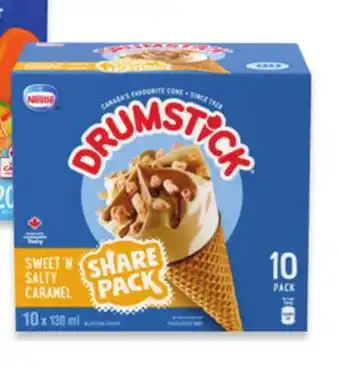 Walmart Drumstick 10 ct Promo Pack offer