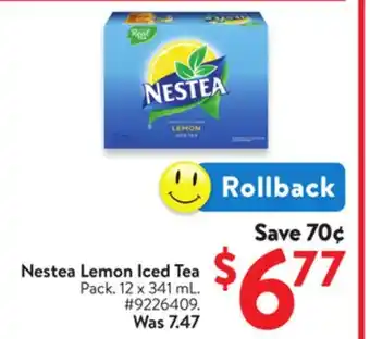 Walmart Nestea Lemon Iced Tea offer