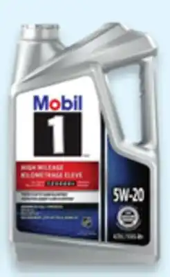 Walmart Mobil 1 High Mileage Motor Oil offer