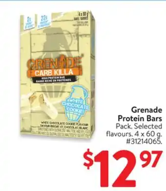 Walmart Grenade Protein Bars offer