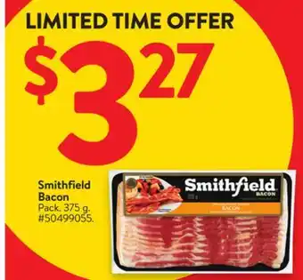Walmart Smithfield Bacon offer
