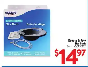 Walmart Equate Safety Sitz Bath offer