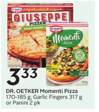 Sobeys DR. OETKER Momenti Pizza offer