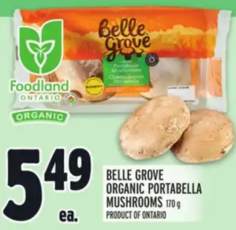 Metro BELLE GROVE ORGANIC PORTABELLA MUSHROOMS offer