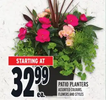 Metro PATIO PLANTERS offer
