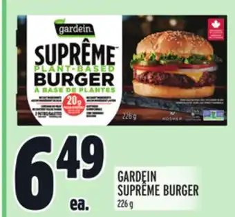 Metro GARDEIN SUPRÊME BURGER offer