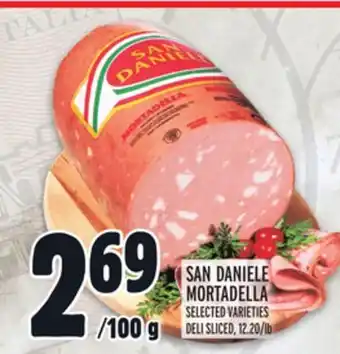 Metro SAN DANIELE MORTADELLA offer