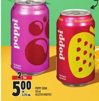 Metro POPPI SODA offer