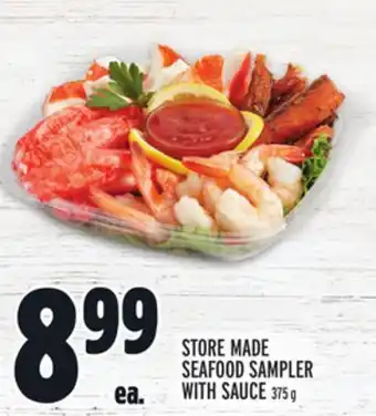 Metro STORE MADE SEAFOOD SAMPLER WITH SAUCE offer