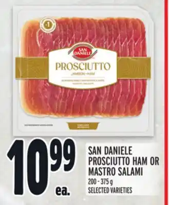 Metro SAN DANIELE PROSCIUTTO HAM OR MASTRO SALAMI offer