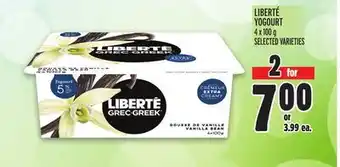 Metro LIBERTÉ YOGOURT offer