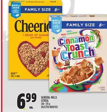 Metro GENERAL MILLS CEREAL offer