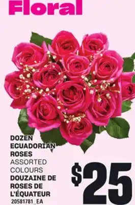 Independent Grocer DOZEN ECUADORIAN ROSES offer
