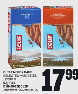 Independent Grocer CLIF ENERGY BARS, 12X68 G offer