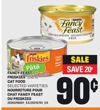 Independent Grocer FANCY FEAST, 85 G OR FRISKIES, 156 G CAT FOOD offer