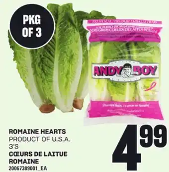 Independent Grocer ROMAINE HEARTS, 3'S offer