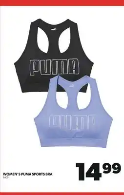 Real Canadian Superstore WOMEN'S PUMA SPORTS BRA offer