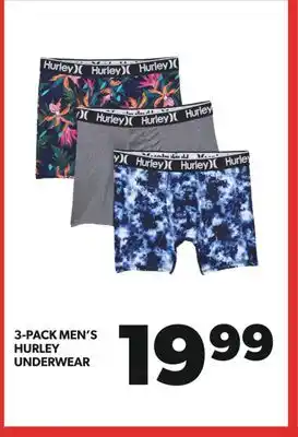 Real Canadian Superstore 3-PACK MEN'S HURLEY UNDERWEAR offer