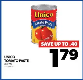 Real Canadian Superstore UNICO TOMATO PASTE, 369 ML offer