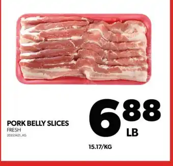 Real Canadian Superstore PORK BELLY SLICES offer