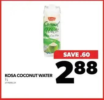 Real Canadian Superstore KOSA COCONUT WATER, 1 L offer
