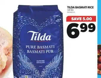 Real Canadian Superstore TILDA BASMATI RICE, 1.81 KG offer