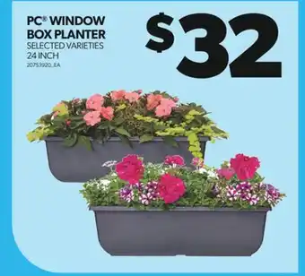 Real Canadian Superstore PC WINDOW BOX PLANTER, 24 INCH offer