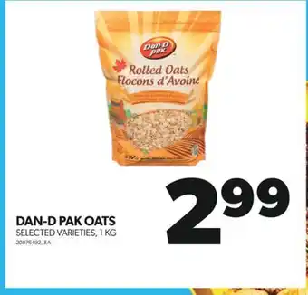 Real Canadian Superstore DAN-D PAK OATS, 1 KG offer