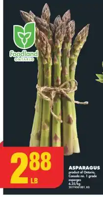 No Frills ASPARAGUS offer