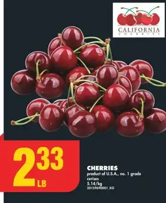 No Frills CHERRIES offer