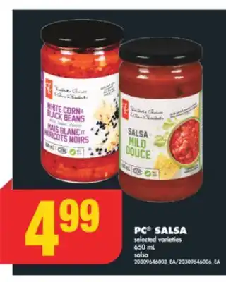 No Frills PC SALSA, 650 mL offer