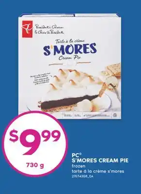 No Frills PC S'MORES CREAM PIE, 730 g offer