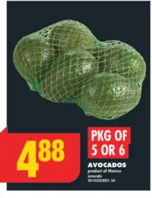 No Frills AVOCADOS, PKG OF 5 OR 6 offer