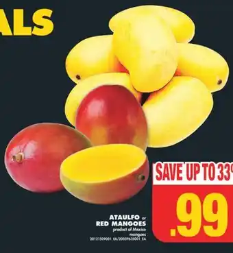 No Frills ATAULFO or RED MANGOES offer