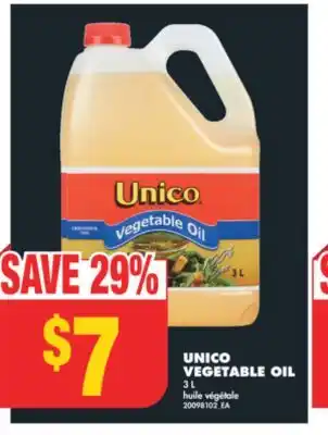 No Frills UNICO VEGETABLE OIL, 3 L offer