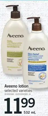 Fortinos AVEENO LOTION, 532 ML offer