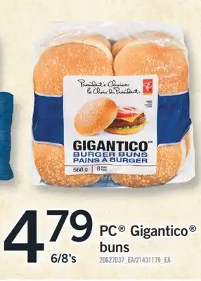 Fortinos PC GIGANTICO BUNS, 6/8'S offer