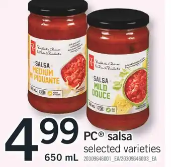 Fortinos PC SALSA, 650 mL offer