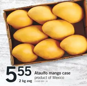 Fortinos Ataulfo mango case, 2 kg avg offer