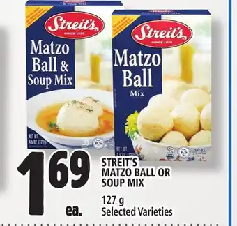 Metro STREIT'S MATZO BALL OR SOUP MIX offer